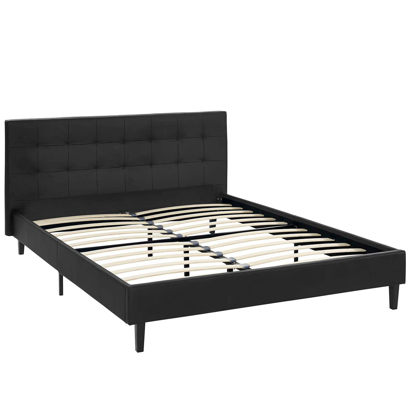 Linnea Full Faux Leather Bed