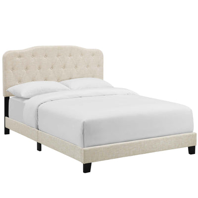 Amelia Queen Upholstered Fabric Bed
