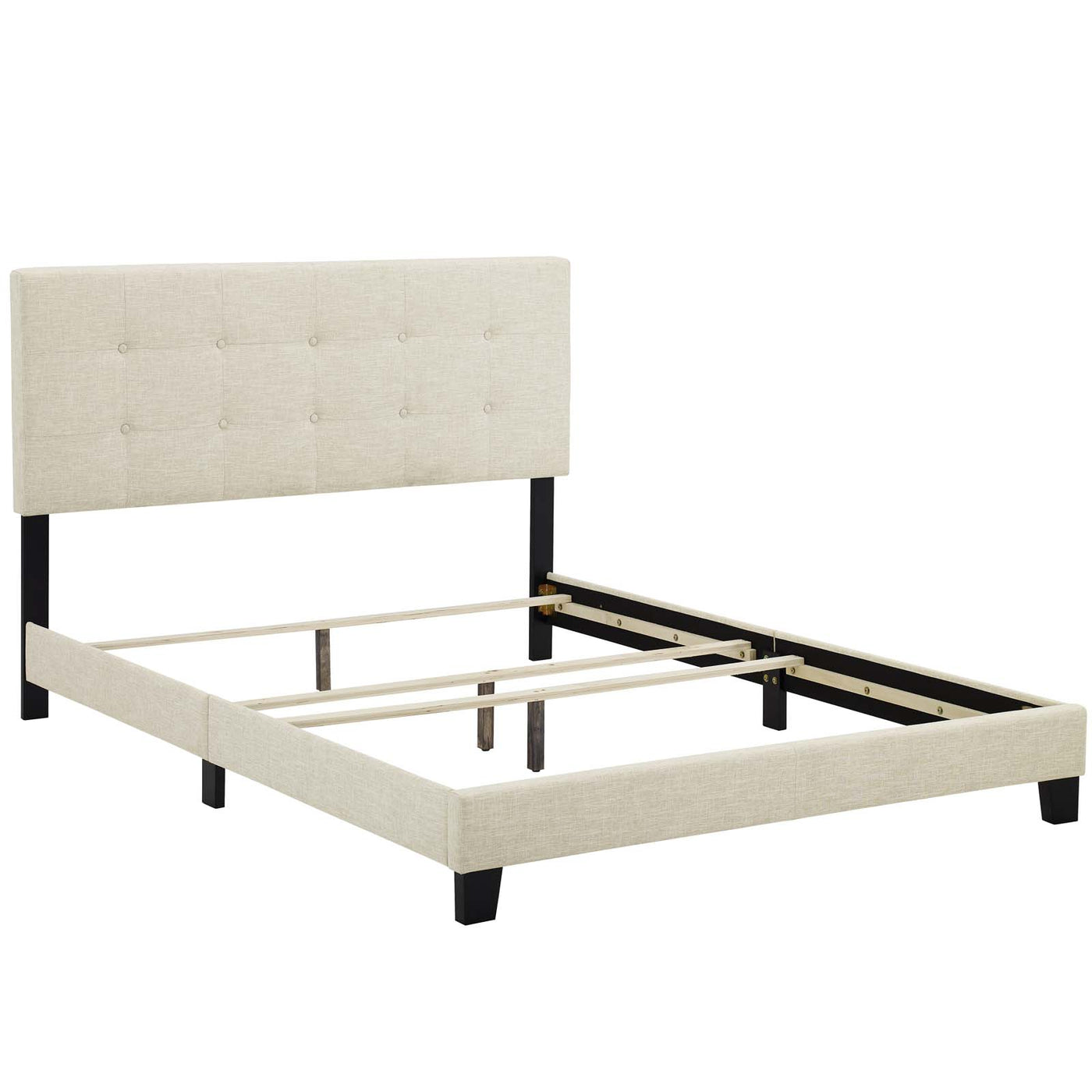 Amira Queen Upholstered Fabric Bed