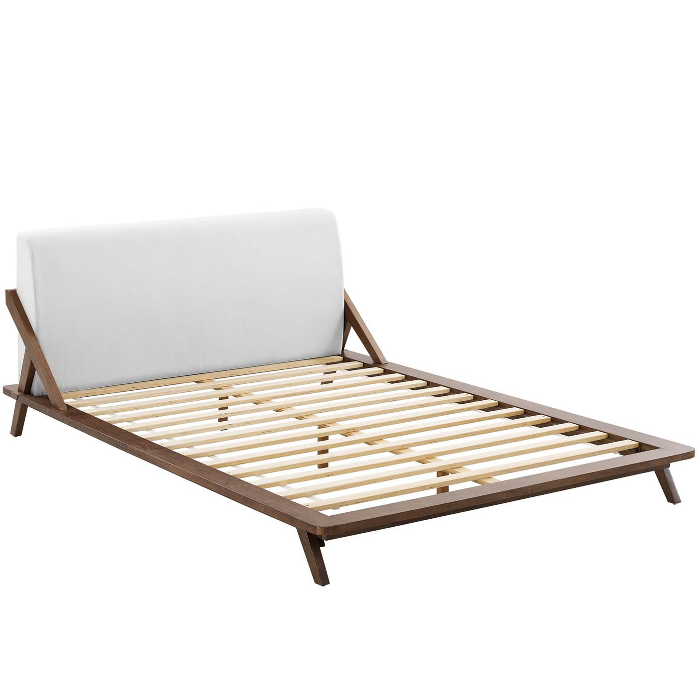 Luella Queen Upholstered Fabric Platform Bed