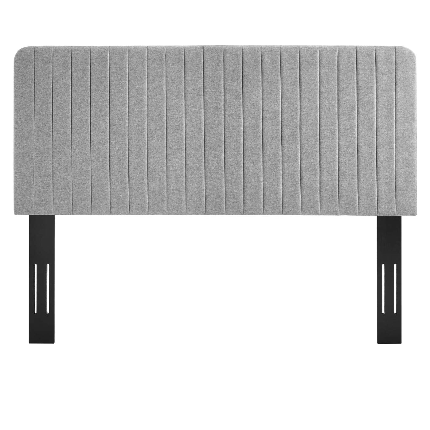 Milenna Channel Tufted Upholstered Fabric Twin Headboard
