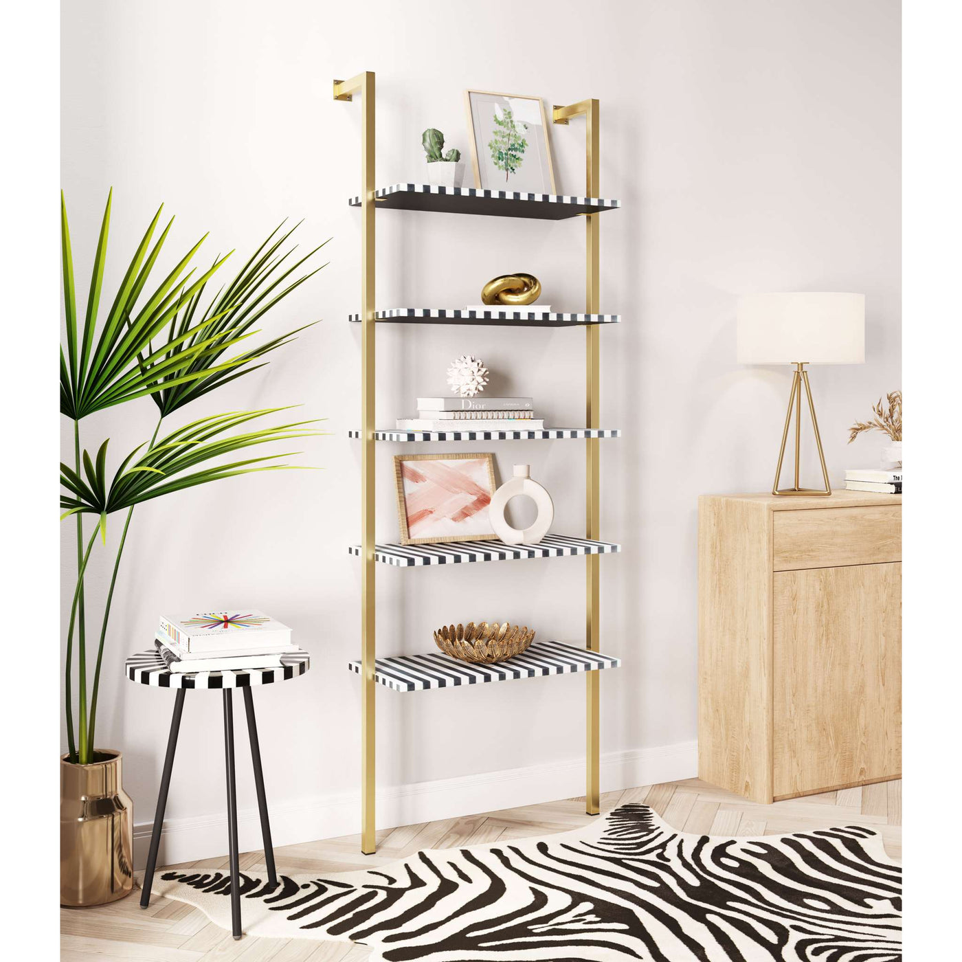 Zuo Mod Zebra Shelf