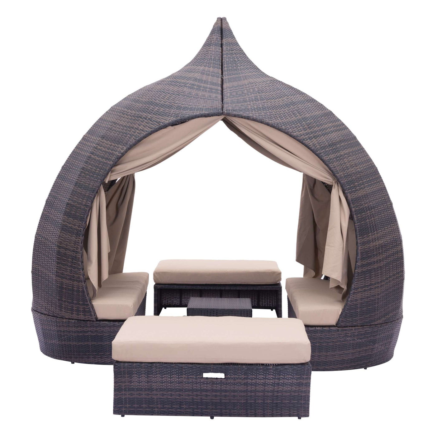 Zuo Mod Majorca Daybed Brown